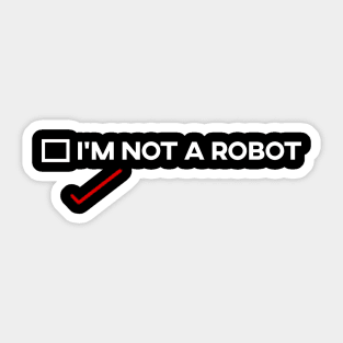 ROBOT CHECK Sticker